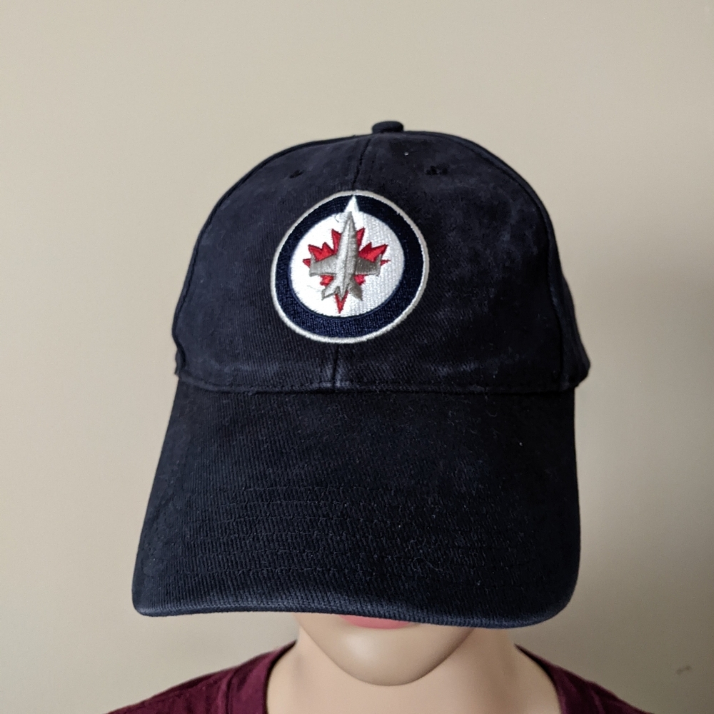 NHL Winnipeg Jets navy ball cap hat, men's one size